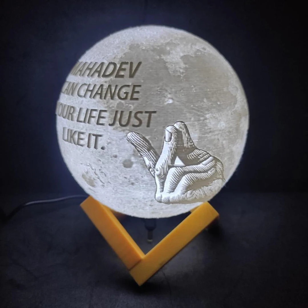 Customized gift -Lithophane Photo Lamp – Personalized 3D Printed Lamp(Design After Order)