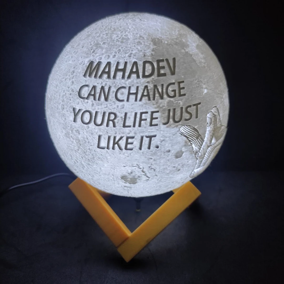 Customized gift -Lithophane Photo Lamp – Personalized 3D Printed Lamp(Design After Order)