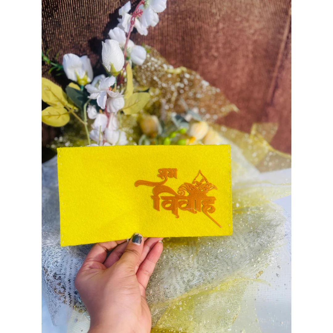 Customized Money/Gift Envelope – Personalized for Weddings, Shagun & Special Occasions(Design After Order)