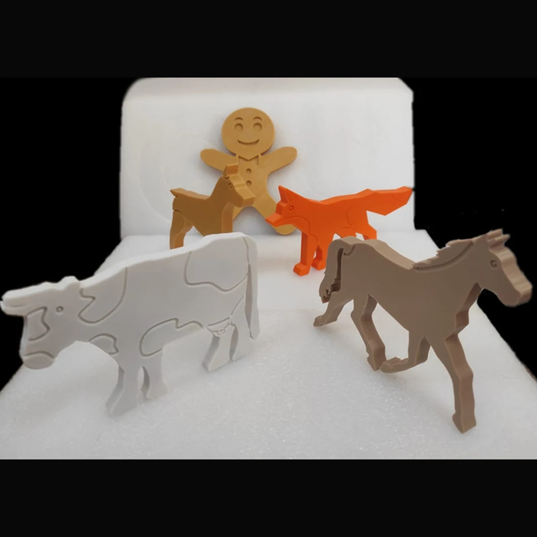 Gingerbread Man Story Props - 3D Printed Educational Toys