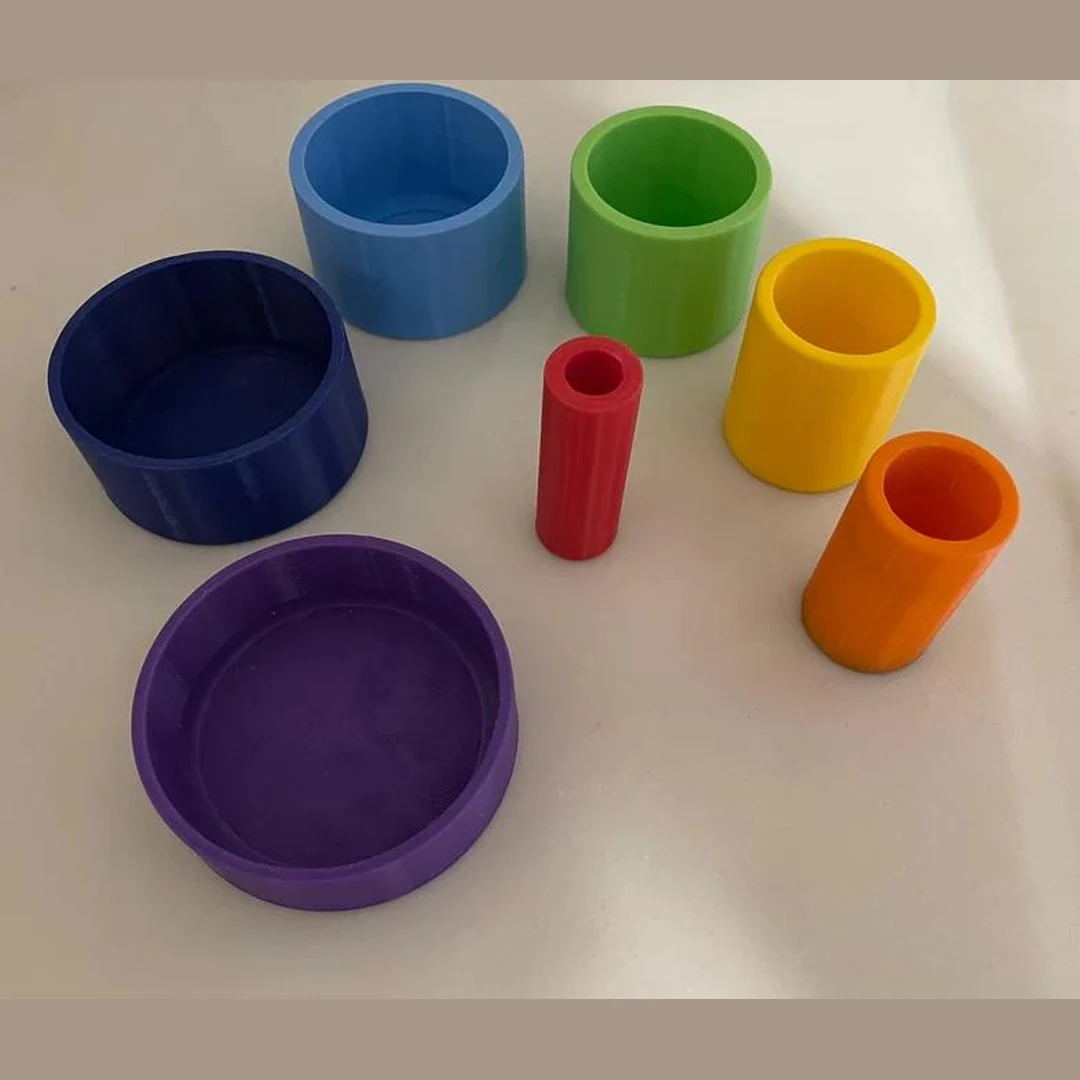 Nesting Cups - Montessori Stacking Toy Educational Learning