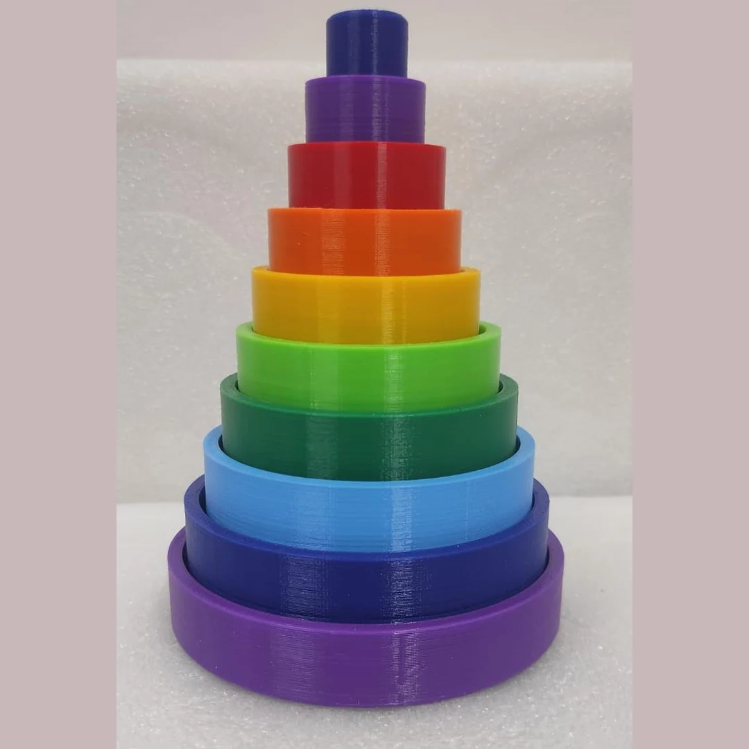Nesting Cups - Montessori Stacking Toy Educational Learning