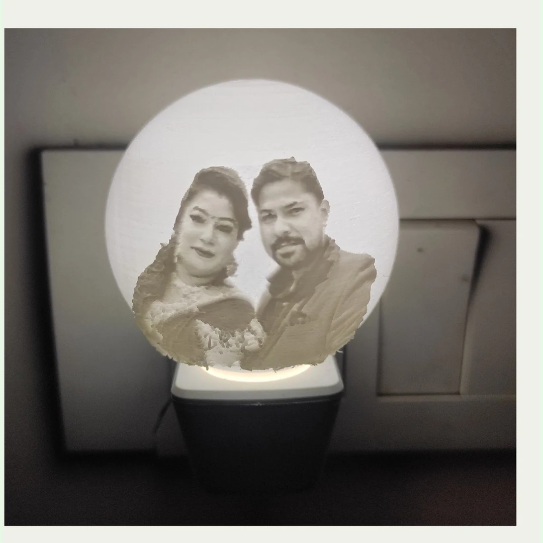 Customized Gifts- Socket Night Light – Fully Personalized Photo Lamp(Design After Order)
